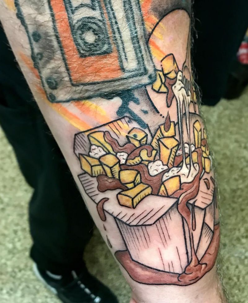 30 Unique Poutine Tattoos You Must Love