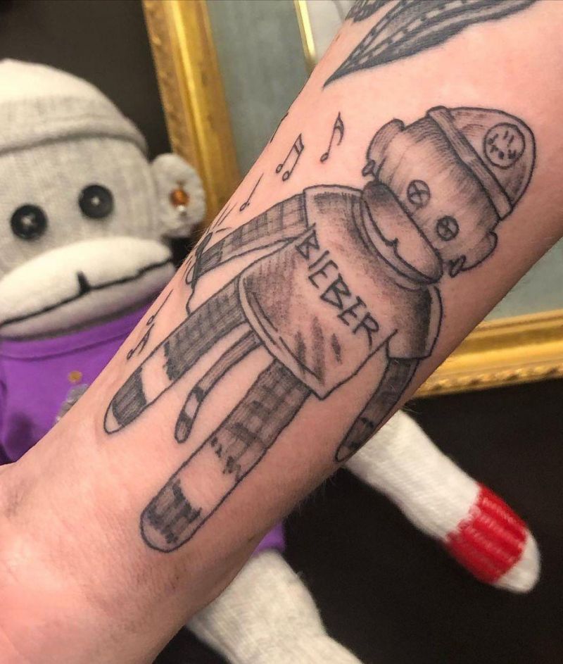 27 Unique Sock Monkey Tattoos for Your Inspiration