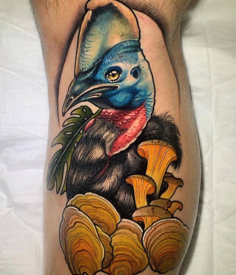 30 Unique Cassowary Tattoos You Must Love