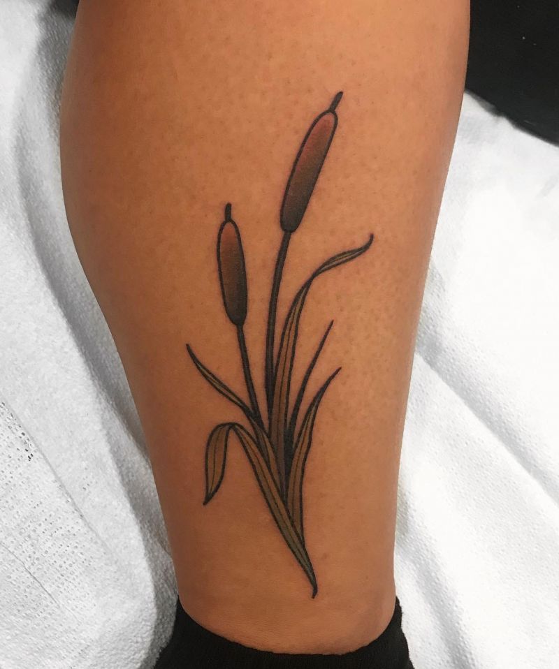 30 Pretty Cattail Tattoos For Your Next Ink