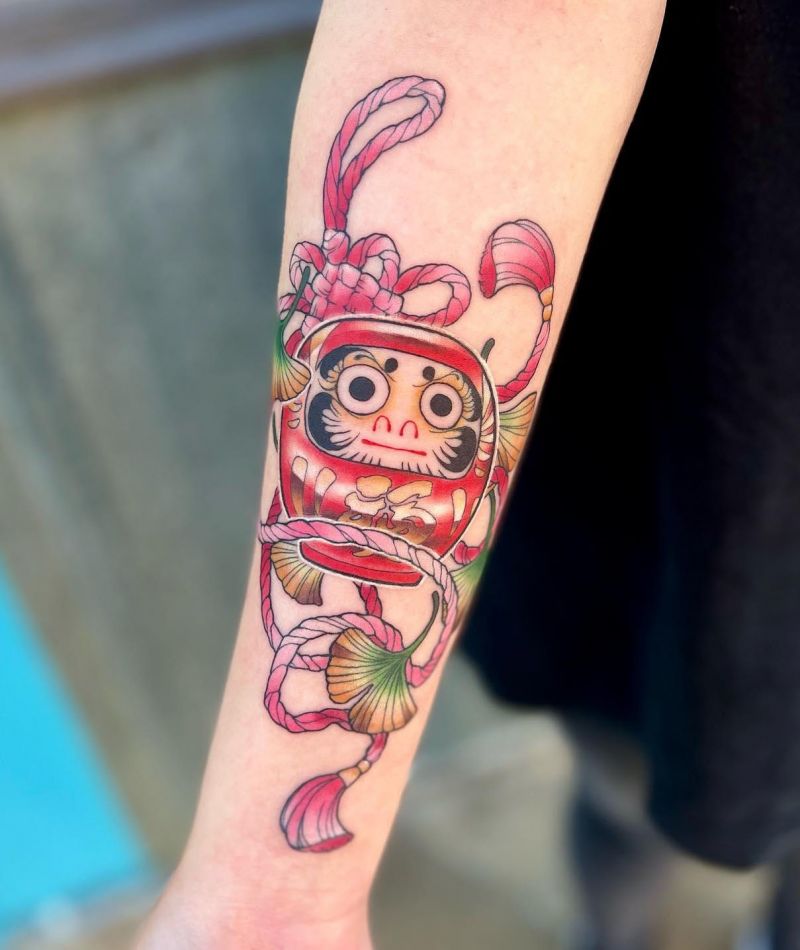 30 Unique Daruma Doll Tattoos for Your Inspiration