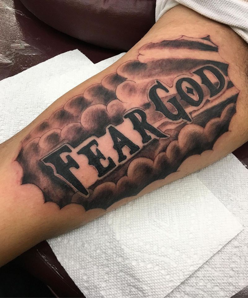 30 Unique Fear God Tattoos For Your Next Ink