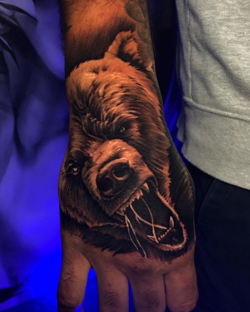 30 Awesome Grizzly Bear Tattoos For Your Next Ink