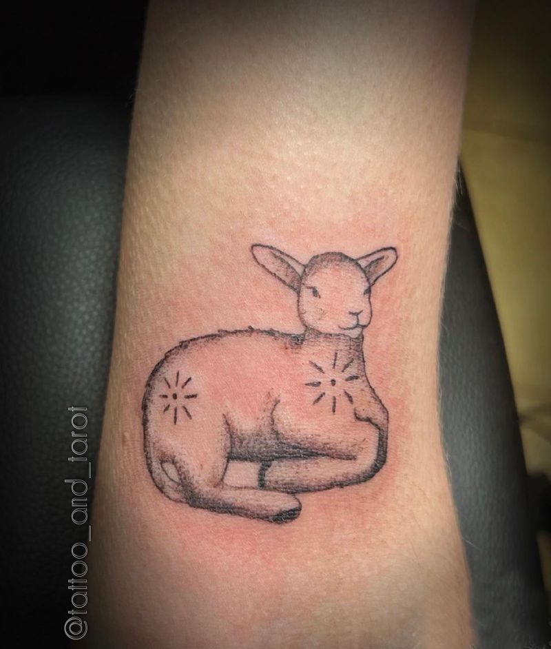 30 Cute Lamb Tattoos You Can Copy