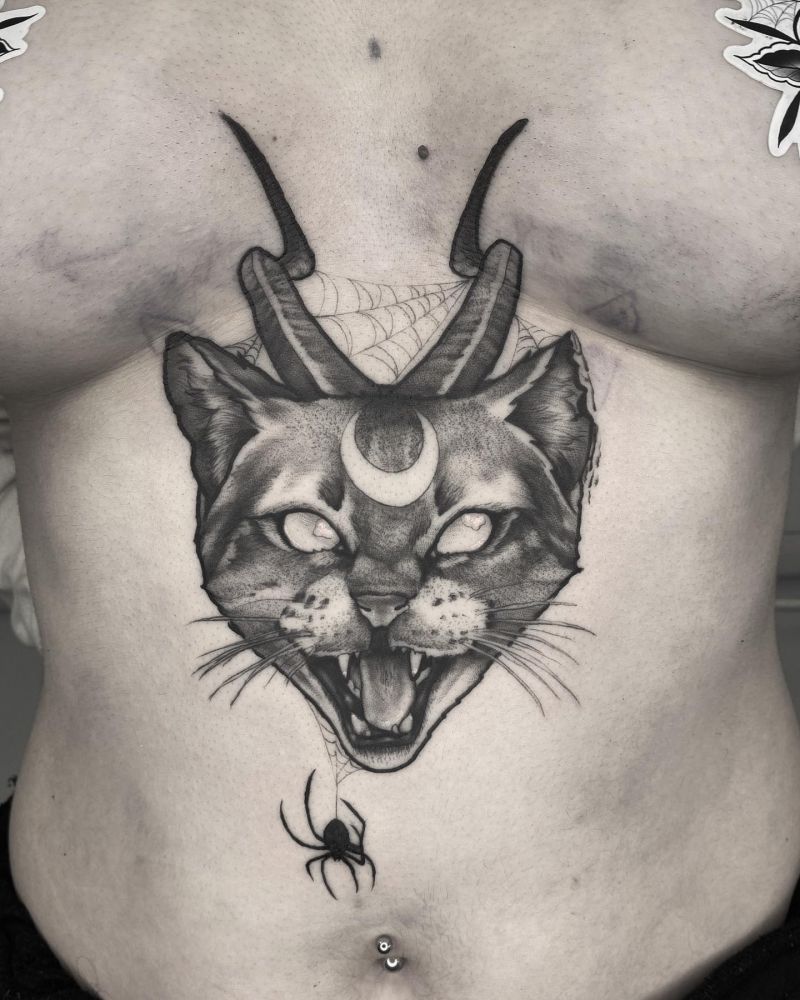 30 Pretty Sternum Tattoos For Your Next Ink