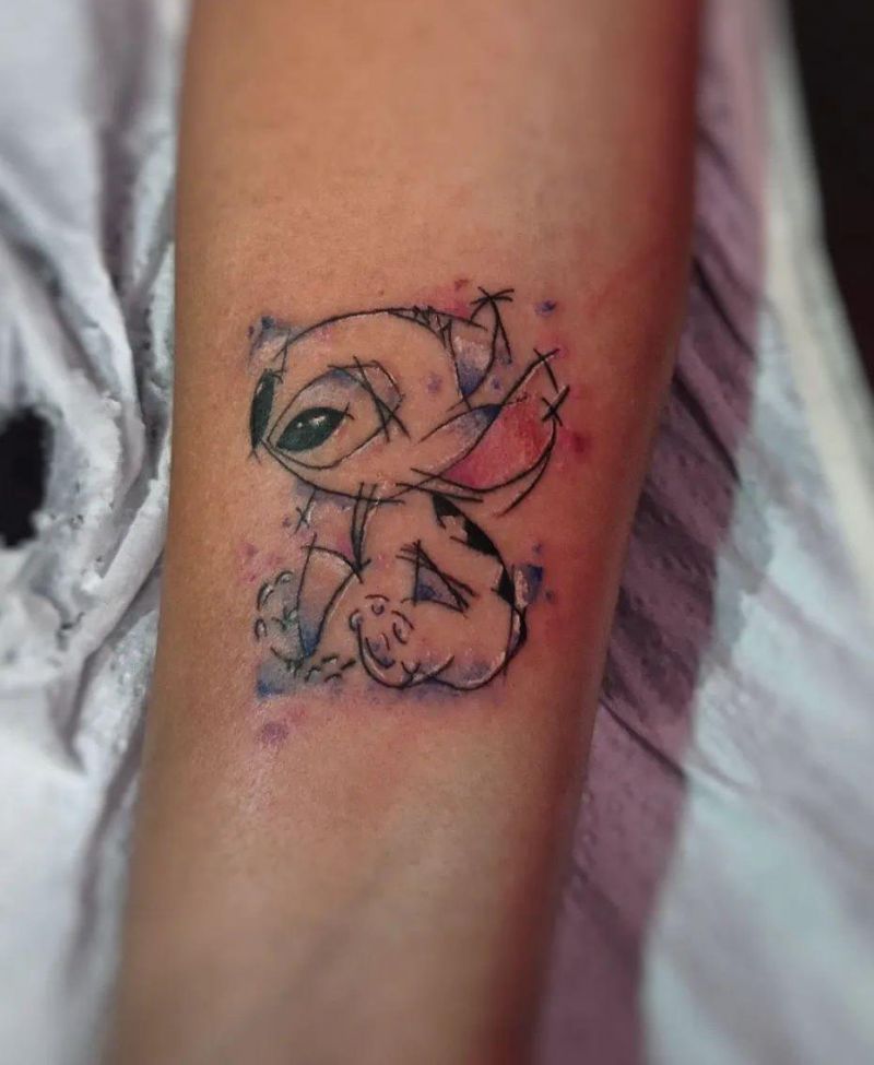 30 Unique Stitch Tattoos You Can Copy