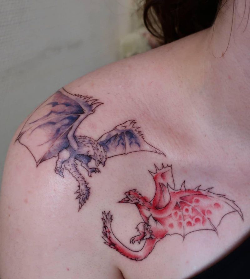30 Unique Wyvern Tattoos You Must Love