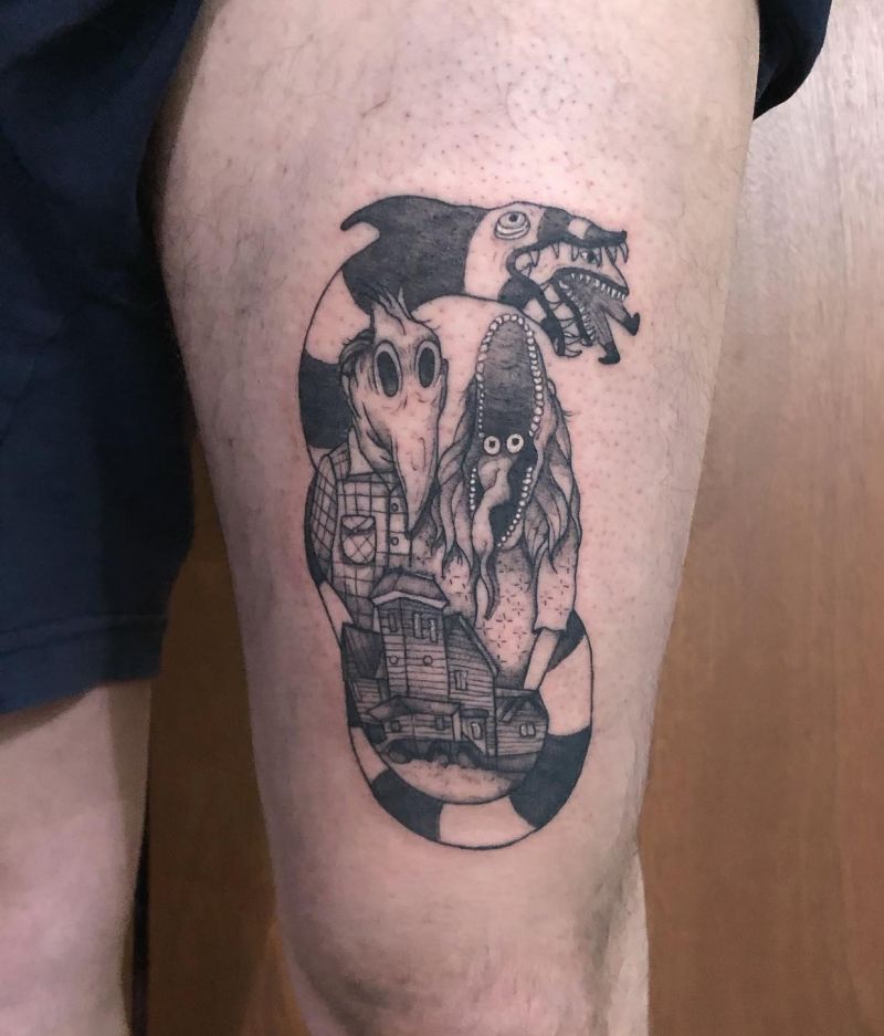 30 Unique Beetlejuice Tattoos You Must Love