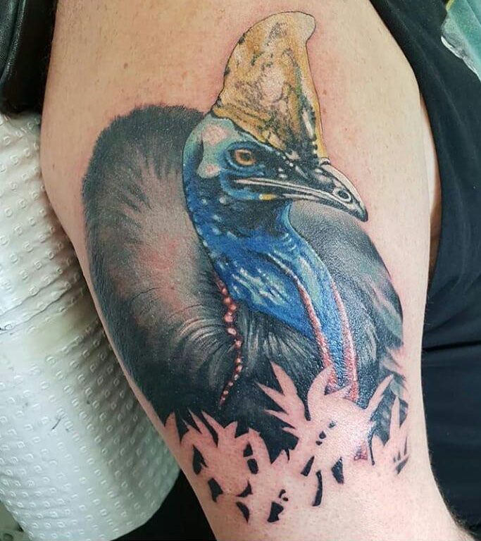 30 Unique Cassowary Tattoos You Must Love