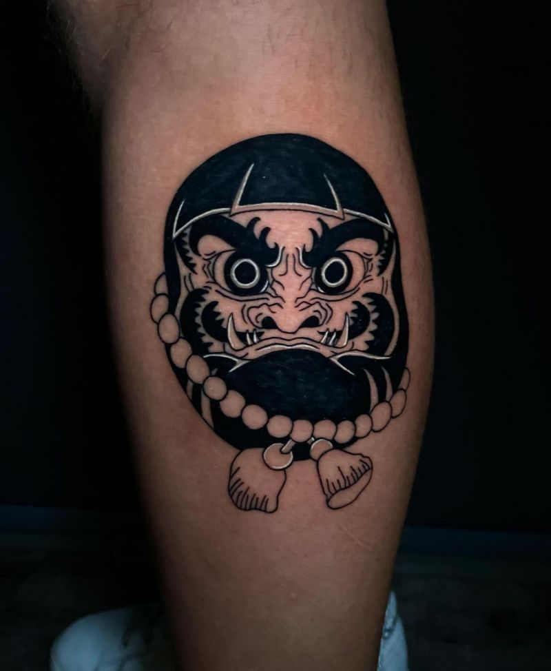 30 Unique Daruma Doll Tattoos for Your Inspiration