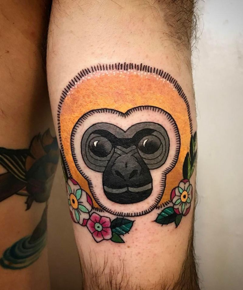 25 Unique Gibbon Tattoos for Your Inspiration