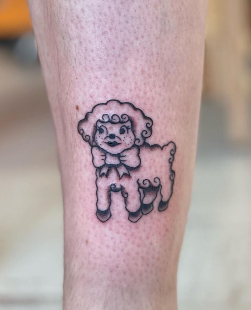 30 Cute Lamb Tattoos You Can Copy