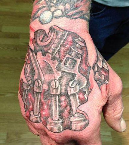 6 Unique Mechanical Hand Tattoos You Must Love