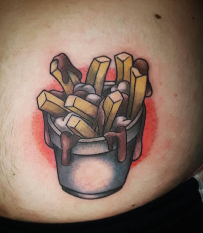 30 Unique Poutine Tattoos You Must Love