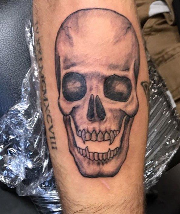 30 Cool Vampire Skull Tattoos for Your Inspiration