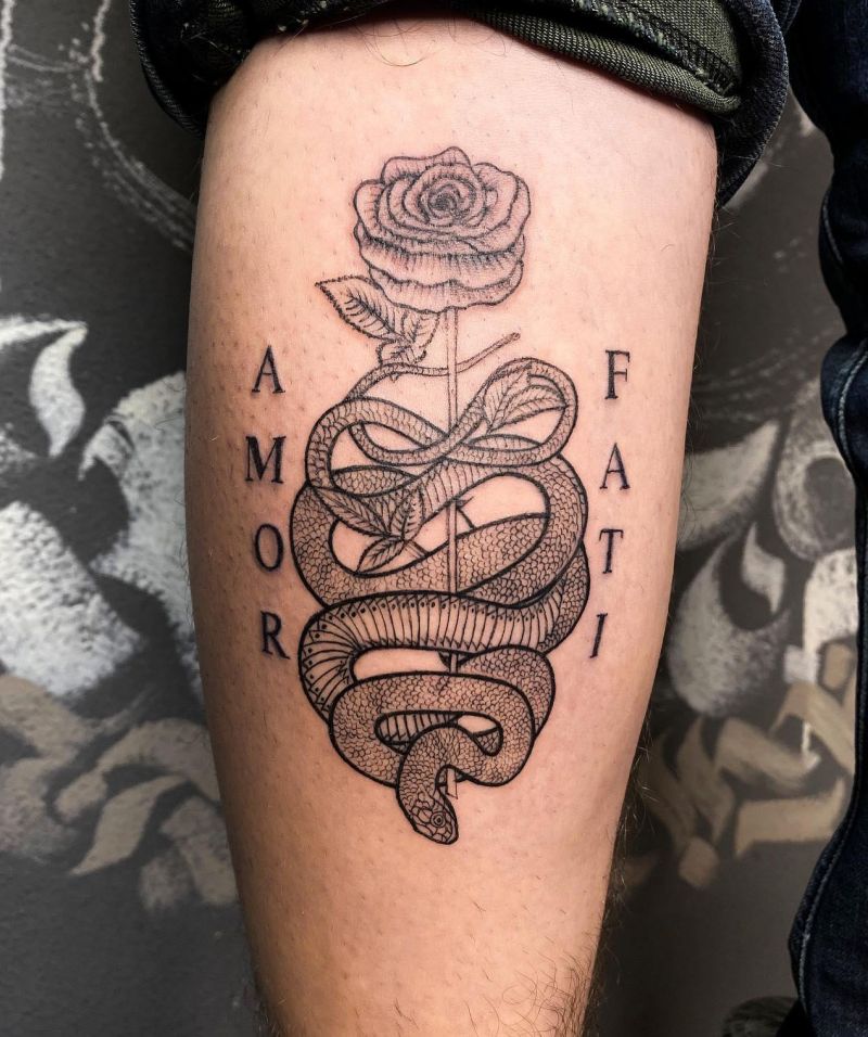 30 Unique Amor Fati Tattoos to Inspire You