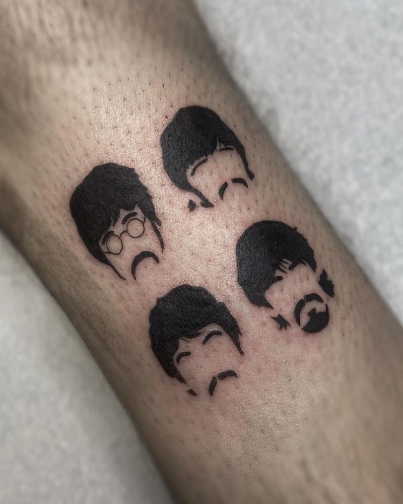 30 Cool Beatles Tattoos for Your Inspiration