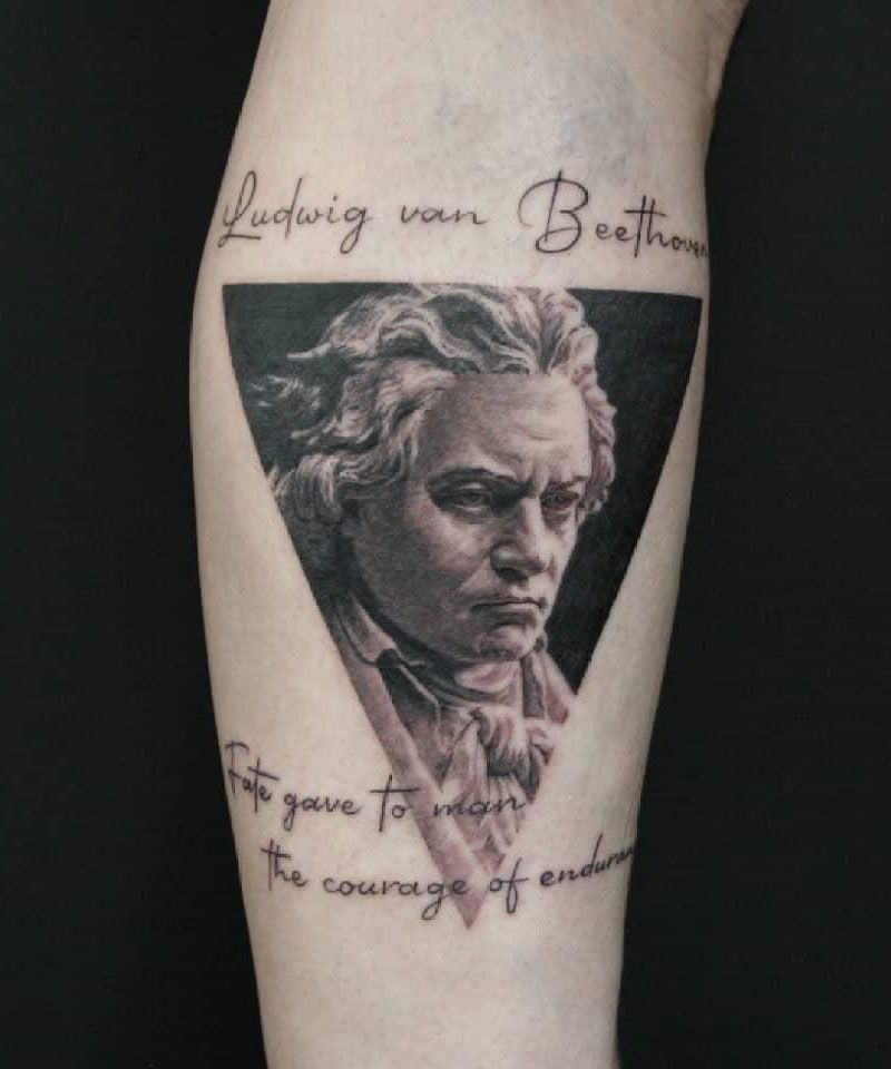 30 Awesome Beethoven Tattoos to Inspire You