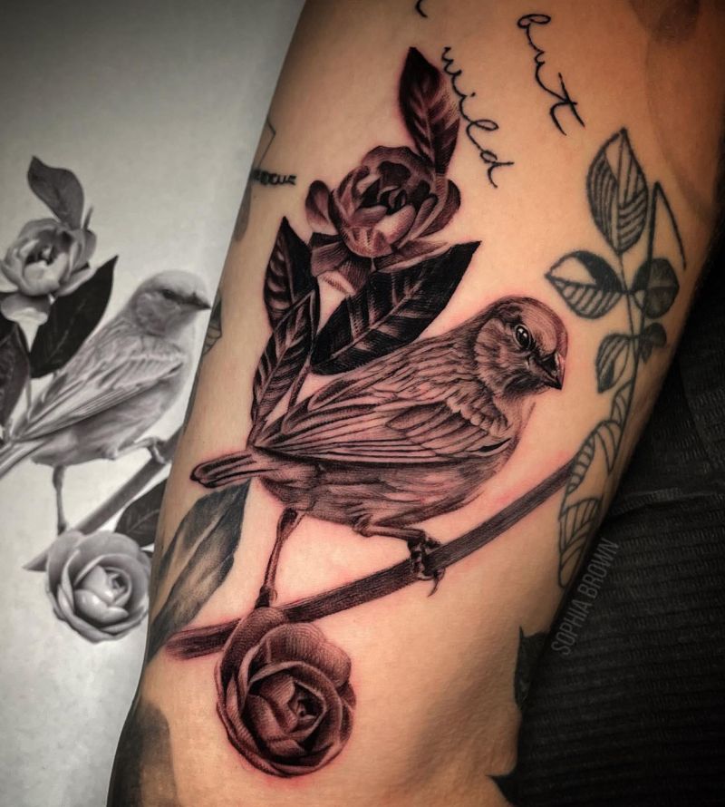 26 Pretty Canary Tattoos You Must Love