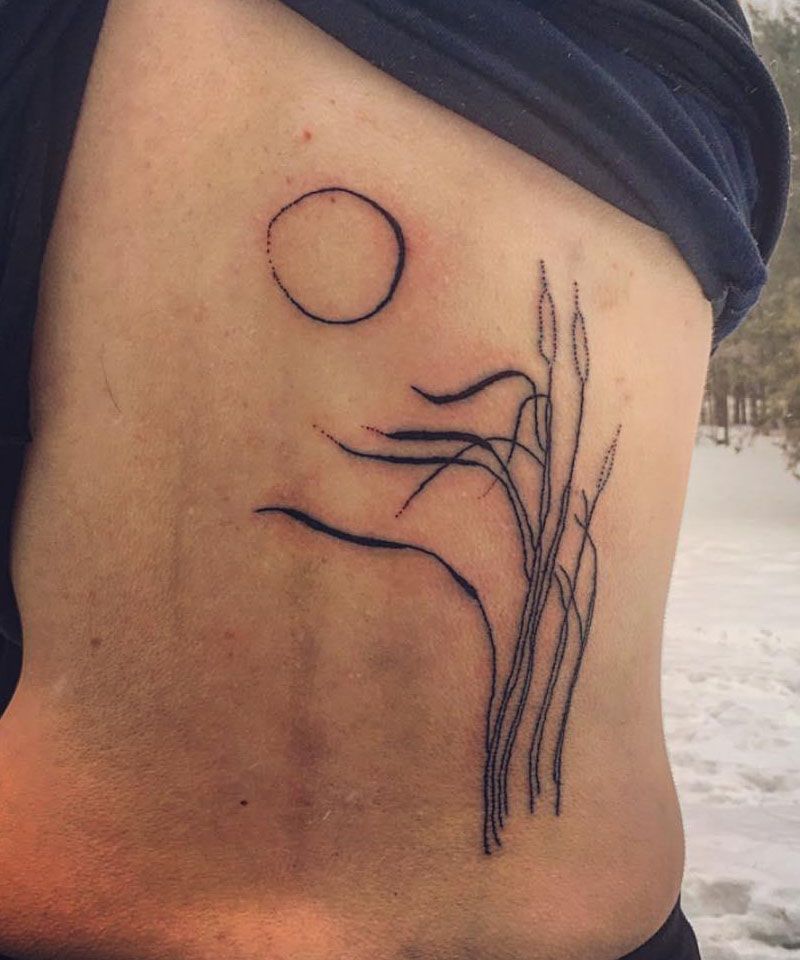 30 Pretty Cattail Tattoos For Your Next Ink