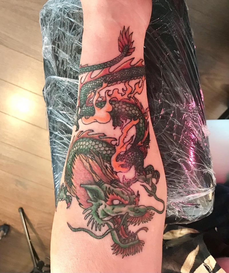 30 Pretty Chinese Dragon Tattoos You Can Copy