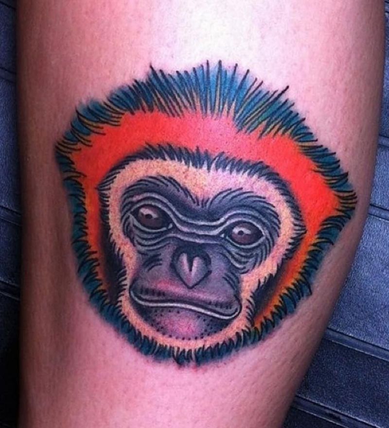 25 Unique Gibbon Tattoos for Your Inspiration