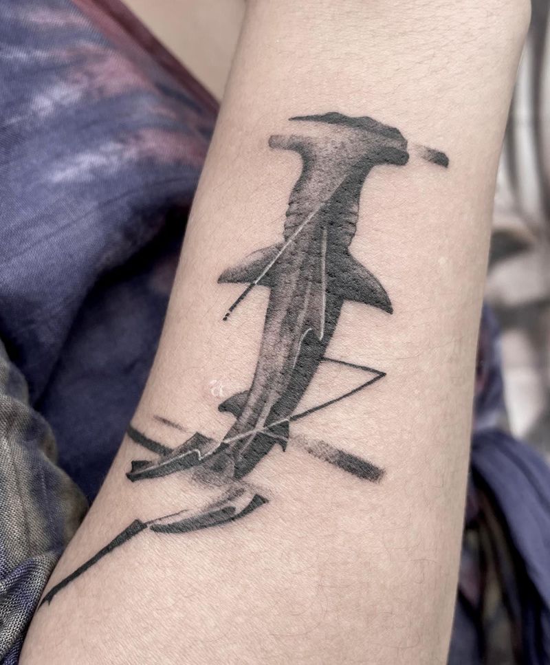 30 Unique Hammerhead Shark Tattoos You Must Love