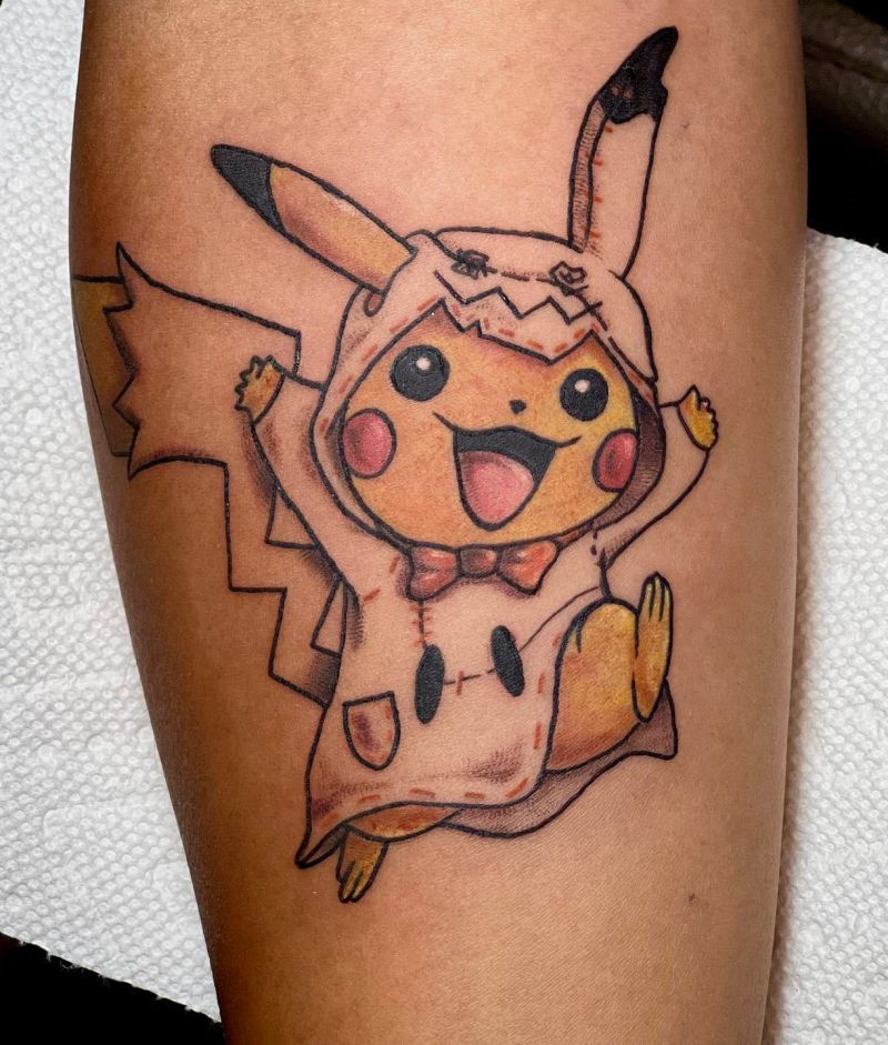 30 Cool Pikachu Tattoos You Can Copy