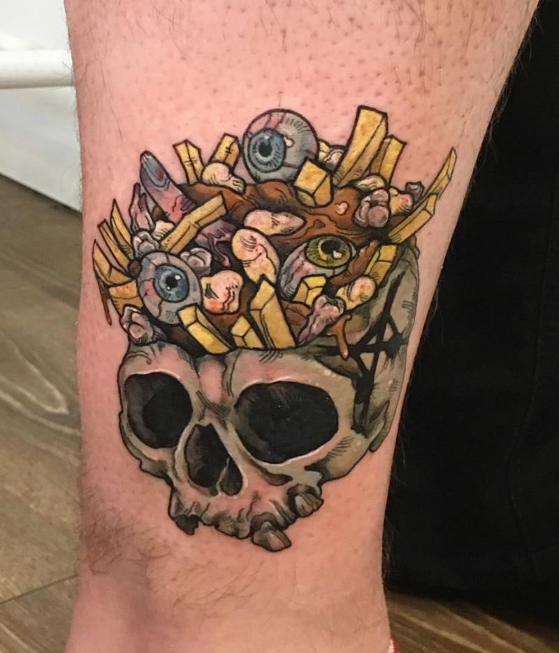 30 Unique Poutine Tattoos You Must Love