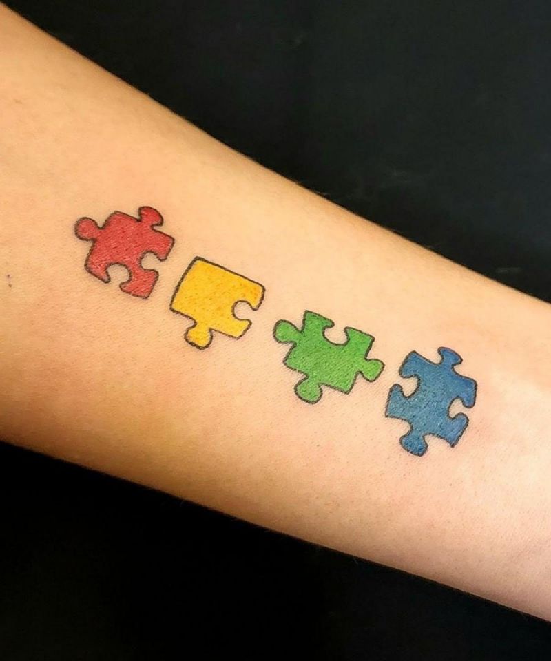 30 Unique Autism Tattoos to Inspire You