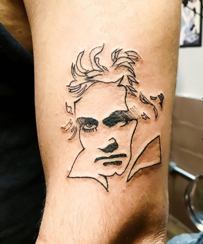 30 Awesome Beethoven Tattoos to Inspire You