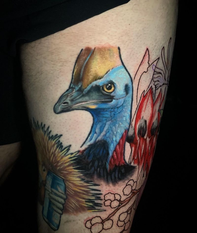 30 Unique Cassowary Tattoos You Must Love