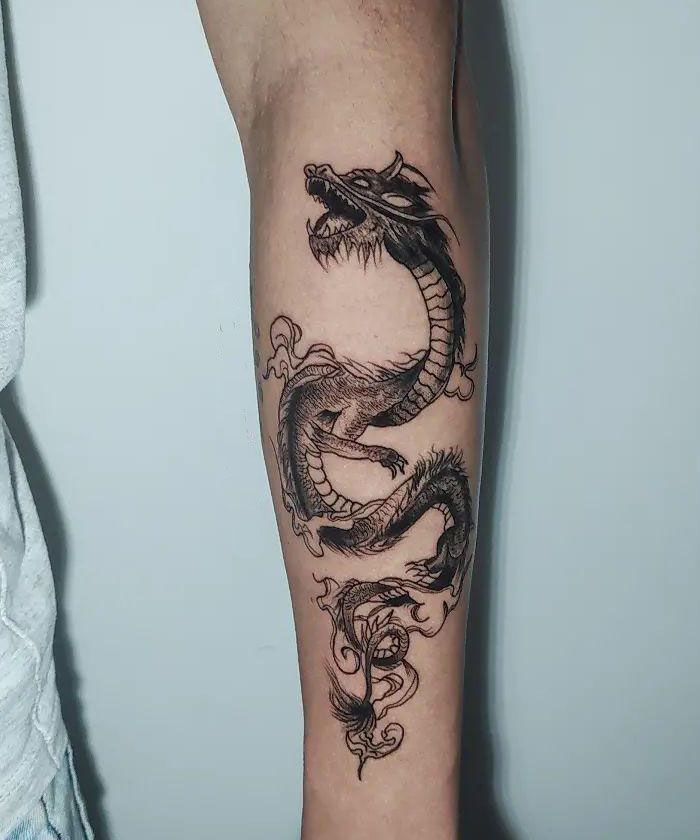 30 Pretty Chinese Dragon Tattoos You Can Copy