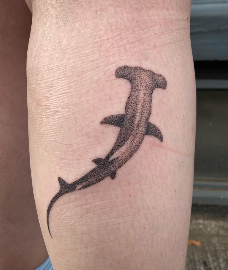 30 Unique Hammerhead Shark Tattoos You Must Love