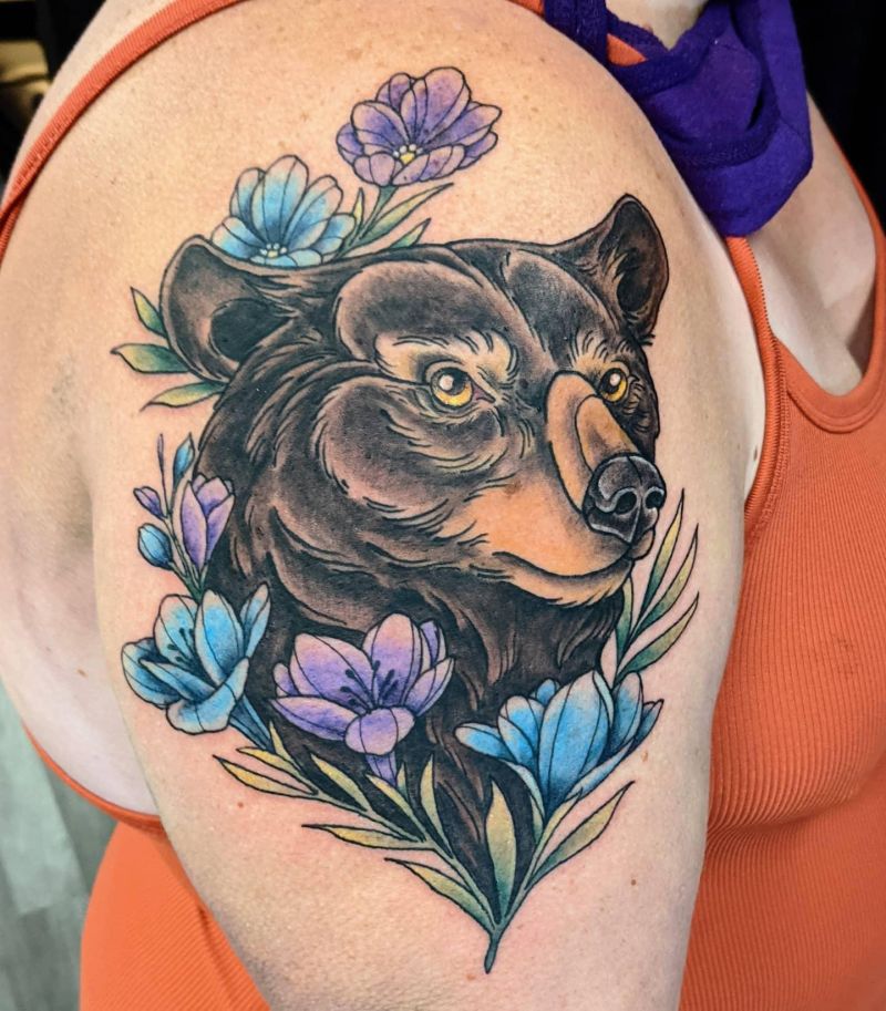 30 Classy Mama Bear Tattoos to Inspire You