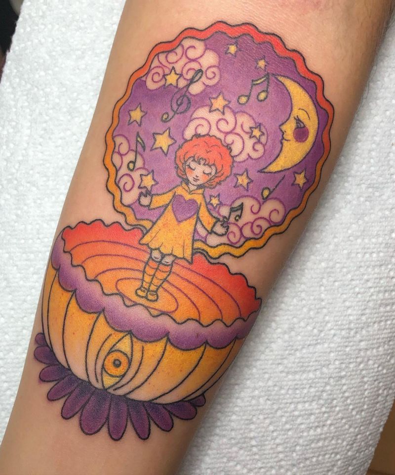 30 Unique Music Box Tattoos You Must Love