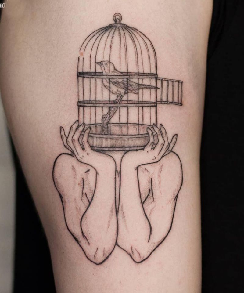 30 Unique Nightingale Tattoos to Inspire You