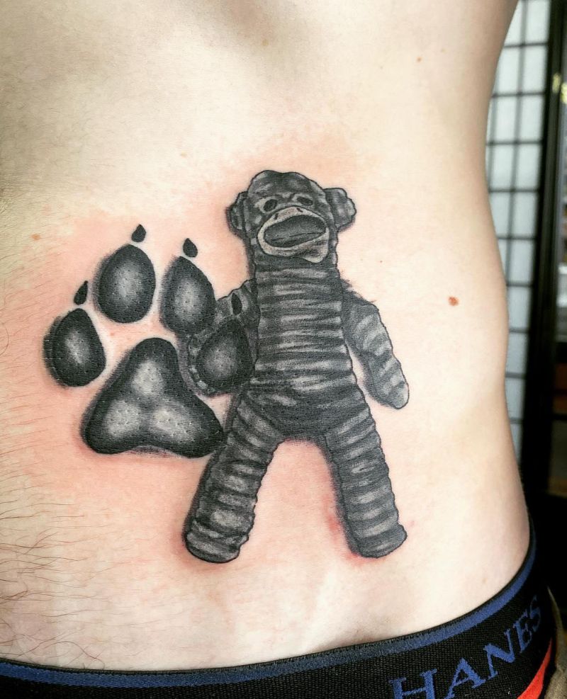 27 Unique Sock Monkey Tattoos for Your Inspiration