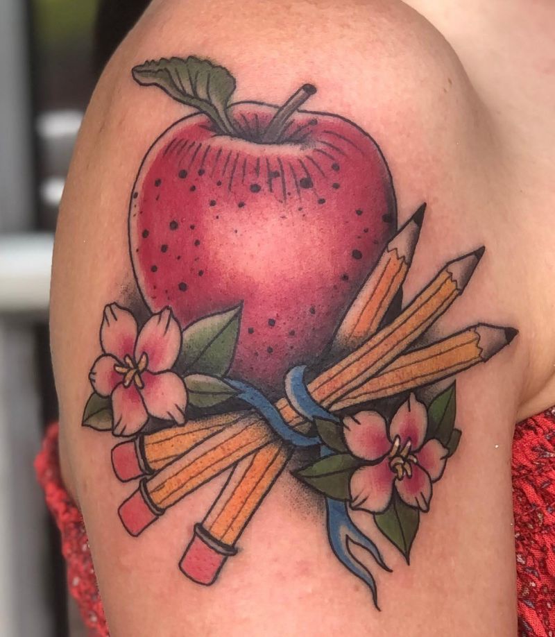 30 Classy Teacher Tattoos You Will Love