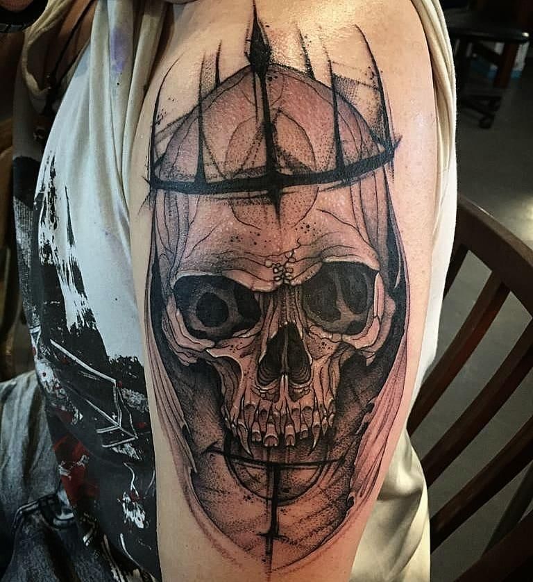 30 Cool Vampire Skull Tattoos for Your Inspiration