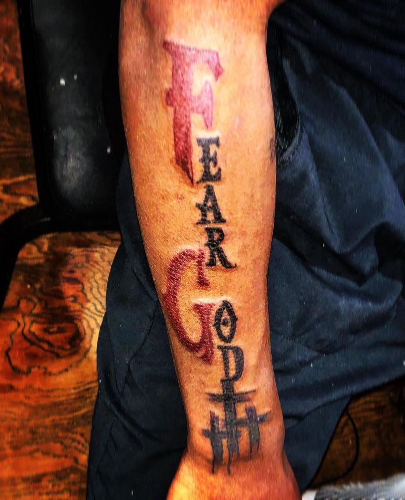 30 Unique Fear God Tattoos For Your Next Ink