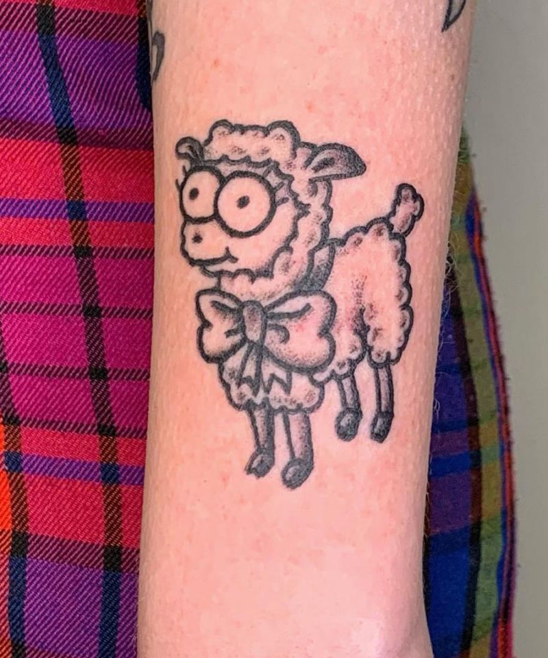 30 Cute Lamb Tattoos You Can Copy