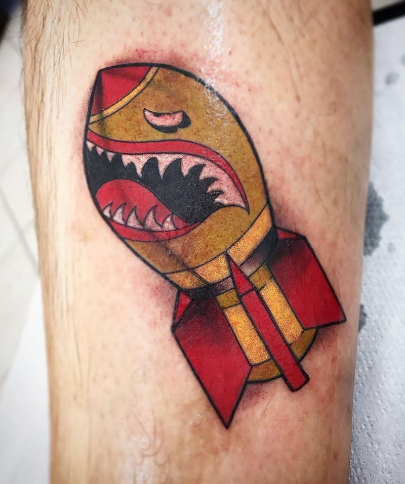 30 Unique Shark Bomb Tattoos You Must Love