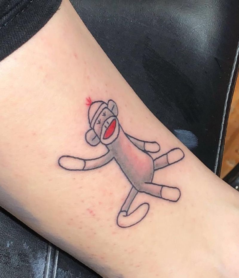 27 Unique Sock Monkey Tattoos for Your Inspiration