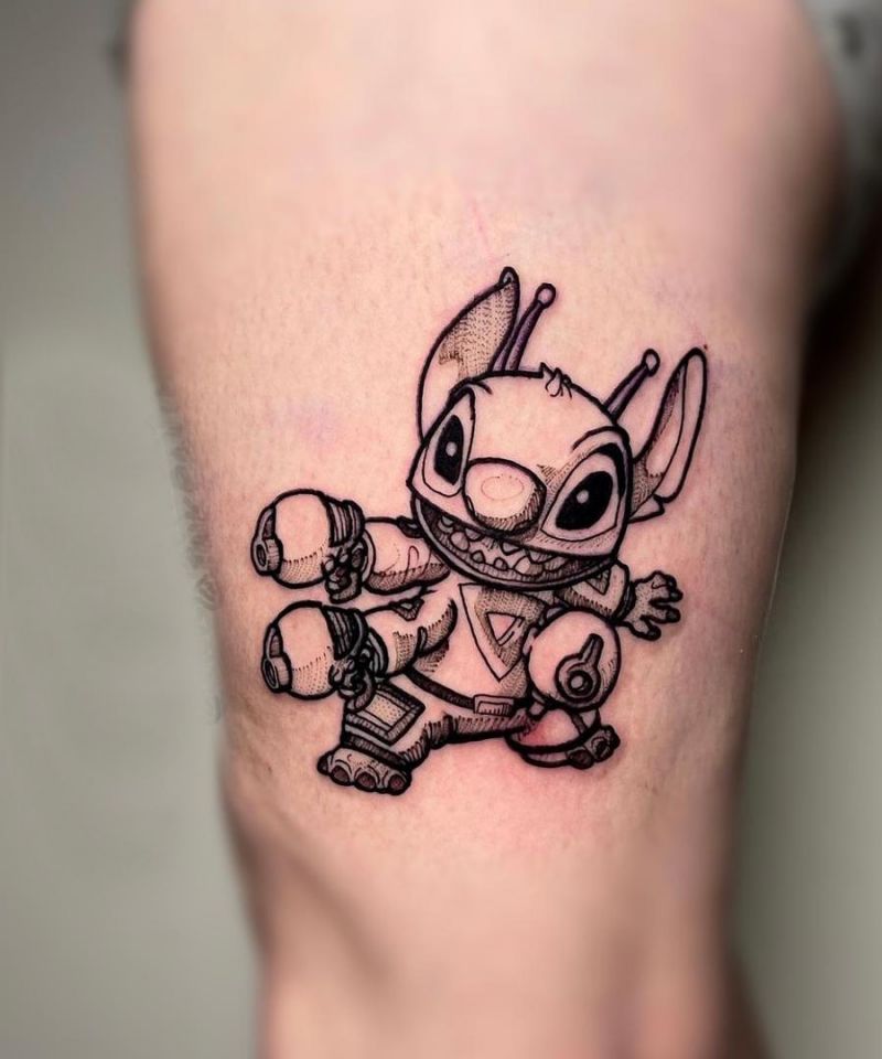 30 Unique Stitch Tattoos You Can Copy