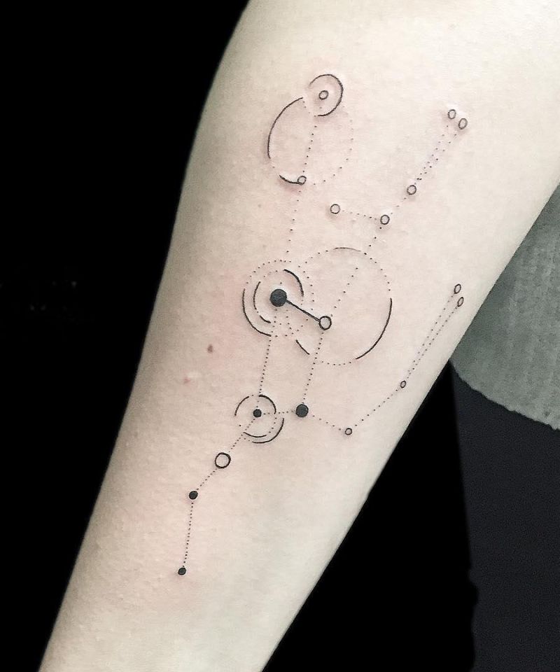 30 Unique Ursa Major Tattoos to Inspire You