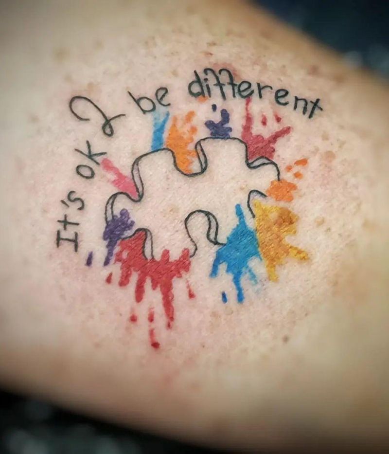 30 Unique Autism Tattoos to Inspire You