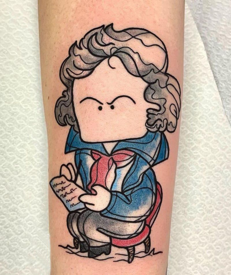 30 Awesome Beethoven Tattoos to Inspire You