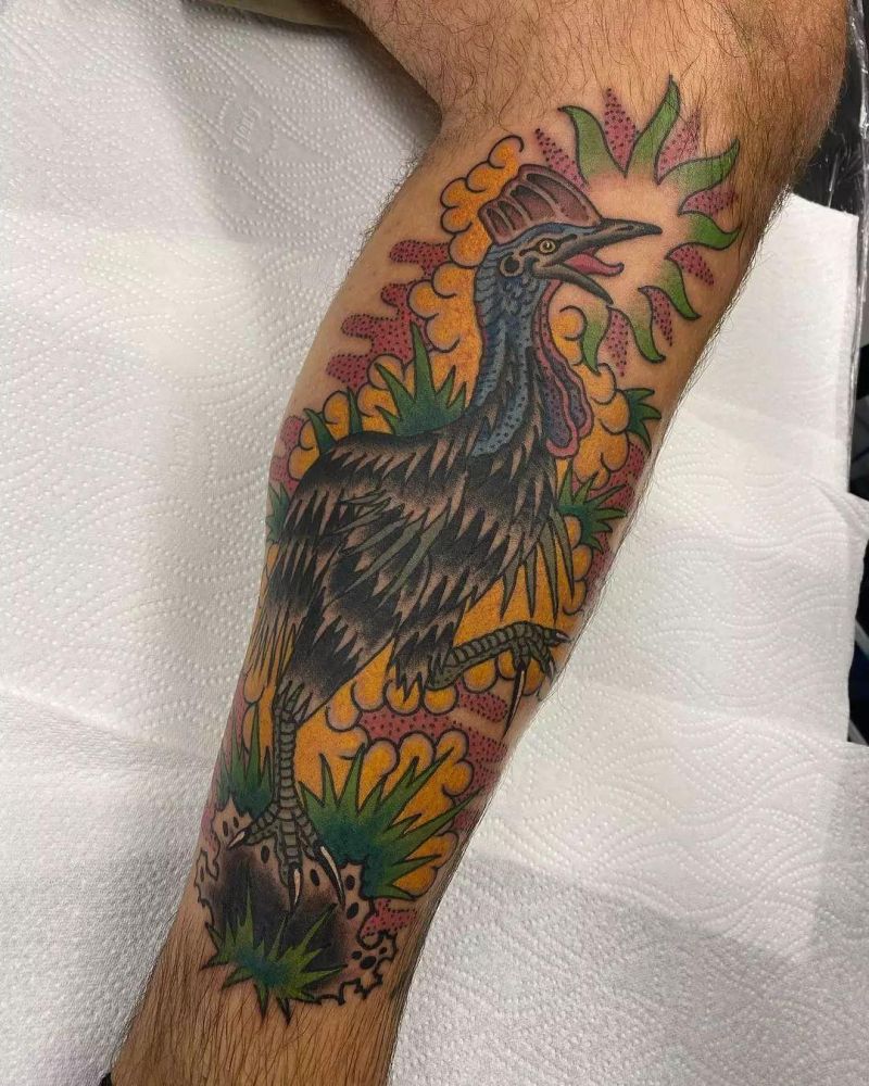 30 Unique Cassowary Tattoos You Must Love