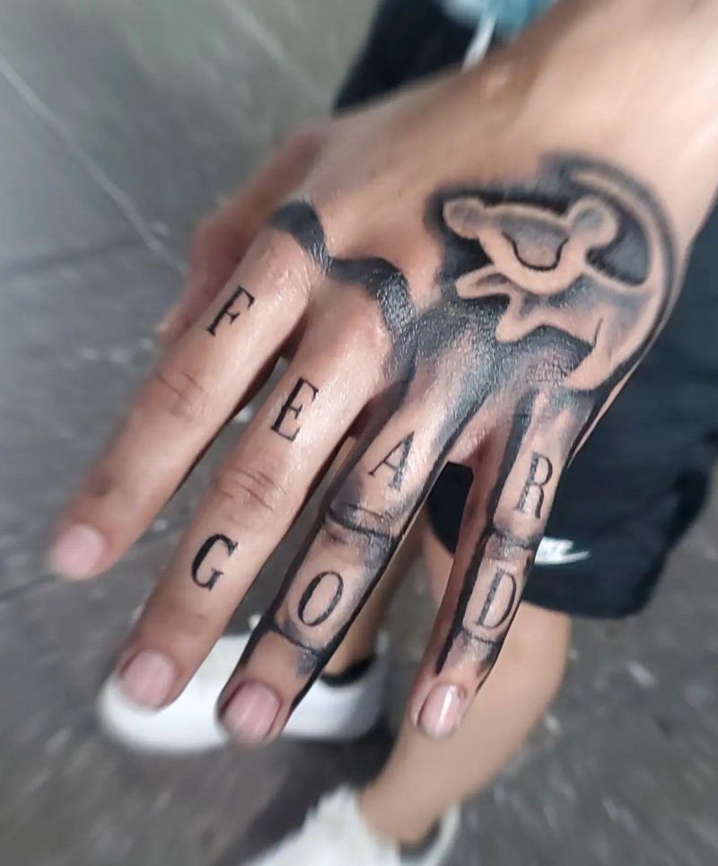 30 Unique Fear God Tattoos For Your Next Ink